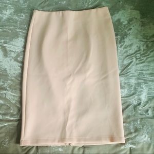 Blush Pink Pencil Skirt